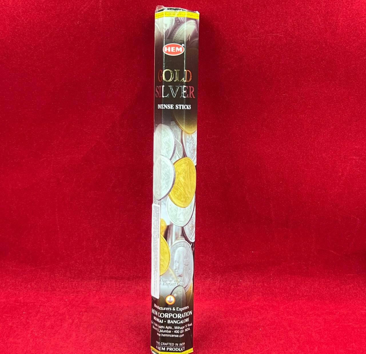 Благовония Hem Gold & Silver Золото и серебро