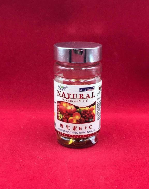 Для здоровья кожи и повышения выносливости Витамин Е+С Vitamins E+C антиоксидант Natural