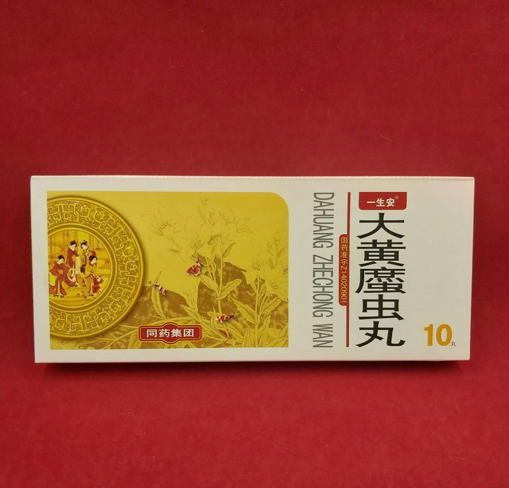 Пилюли для улучшения кровообращения Дахуан Чжэчун Вань Dahuang Zhechong Wan